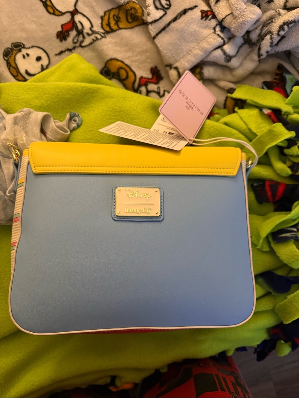 Disney Pastel Storybook Princess Crossbody Bag - Yellow, Mint, Pink, Blue, Red - Picture 4 of 6